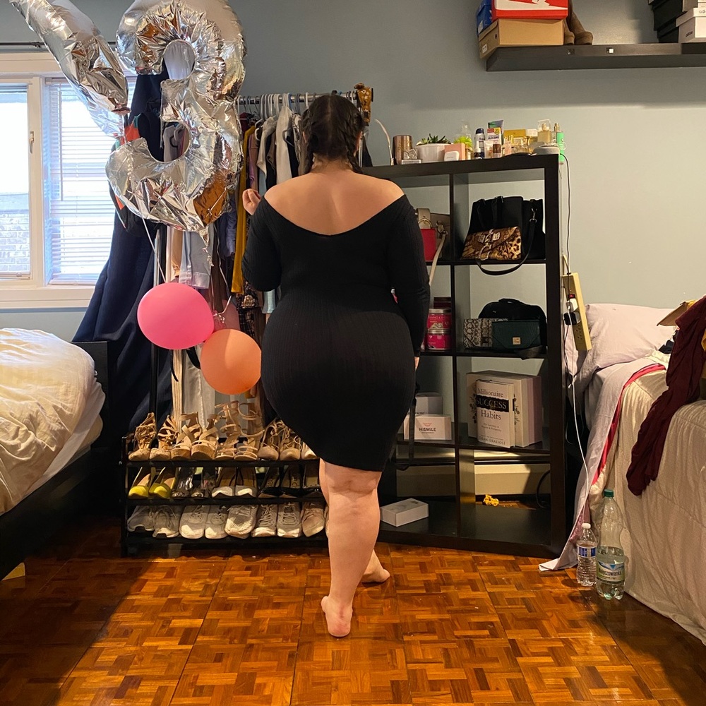 Off shoulder Black dress